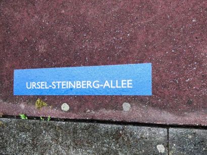 Endlich gibt es sie: Die Ursel-Steinberg-Allee